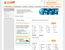 Tablet Screenshot of domains.totalwebsolutions.com